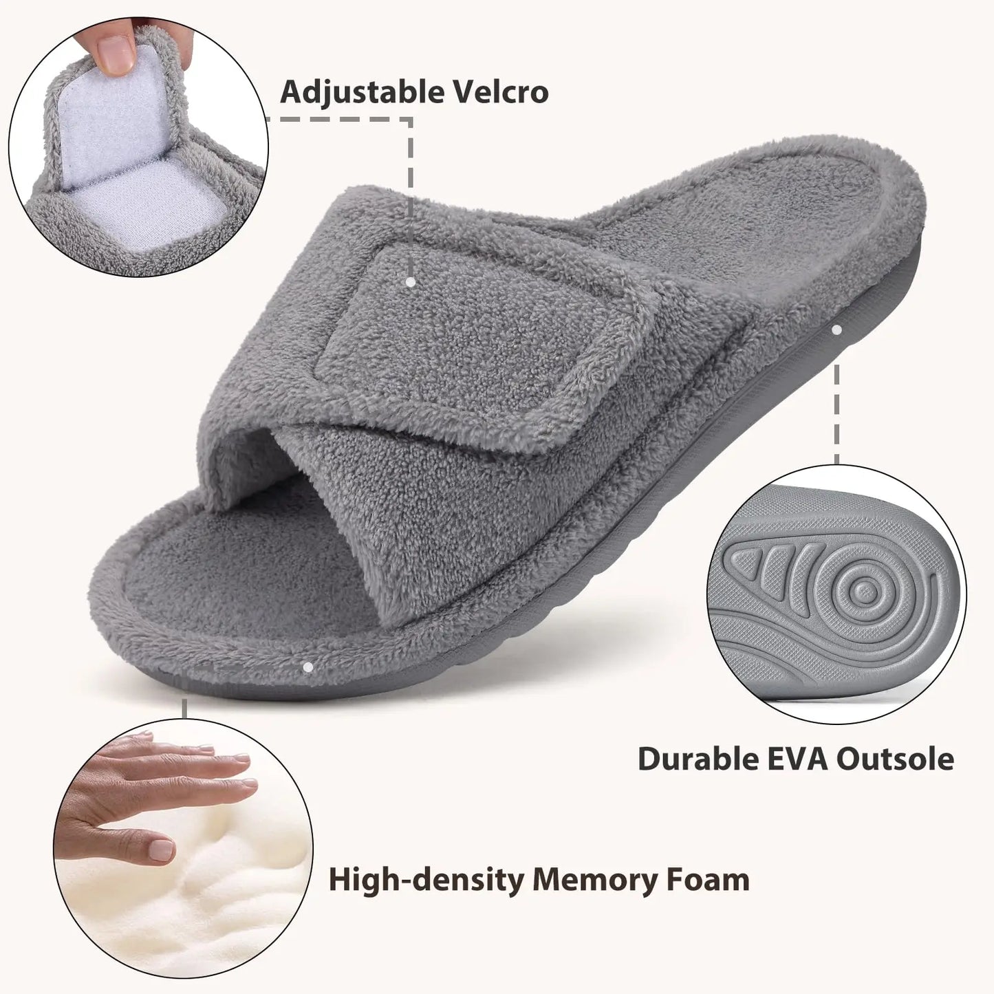 Pantufa anatômica forrada I Aotter Slulian®